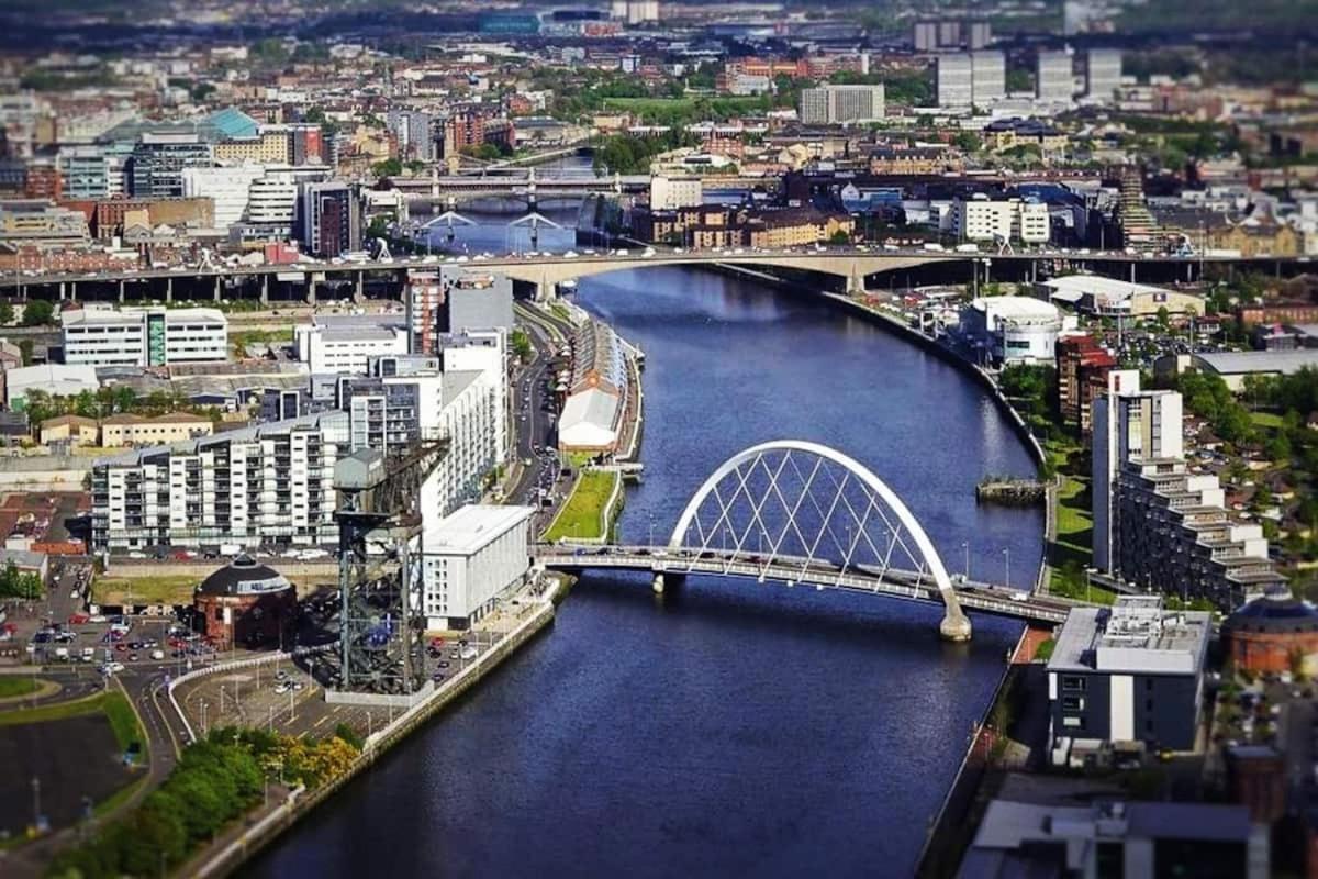 Glasgow City Centre G1 Penthouse With Riverviews - Duplex Kültér fotó